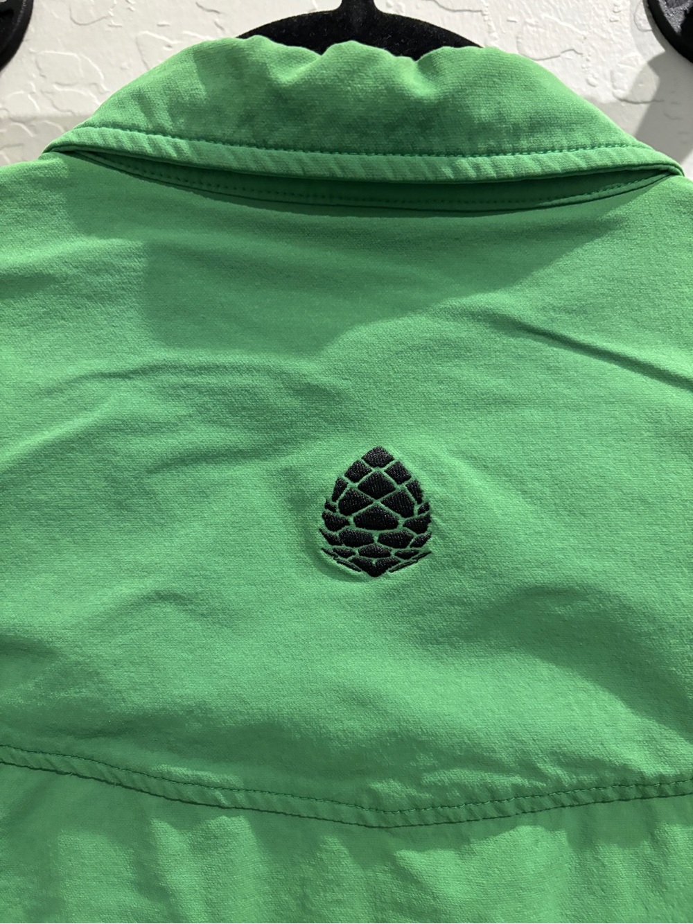 Stio Men's Crester Bright Green Lightweight Soft Shell Shirt Jacket - Picture 4 of 8
